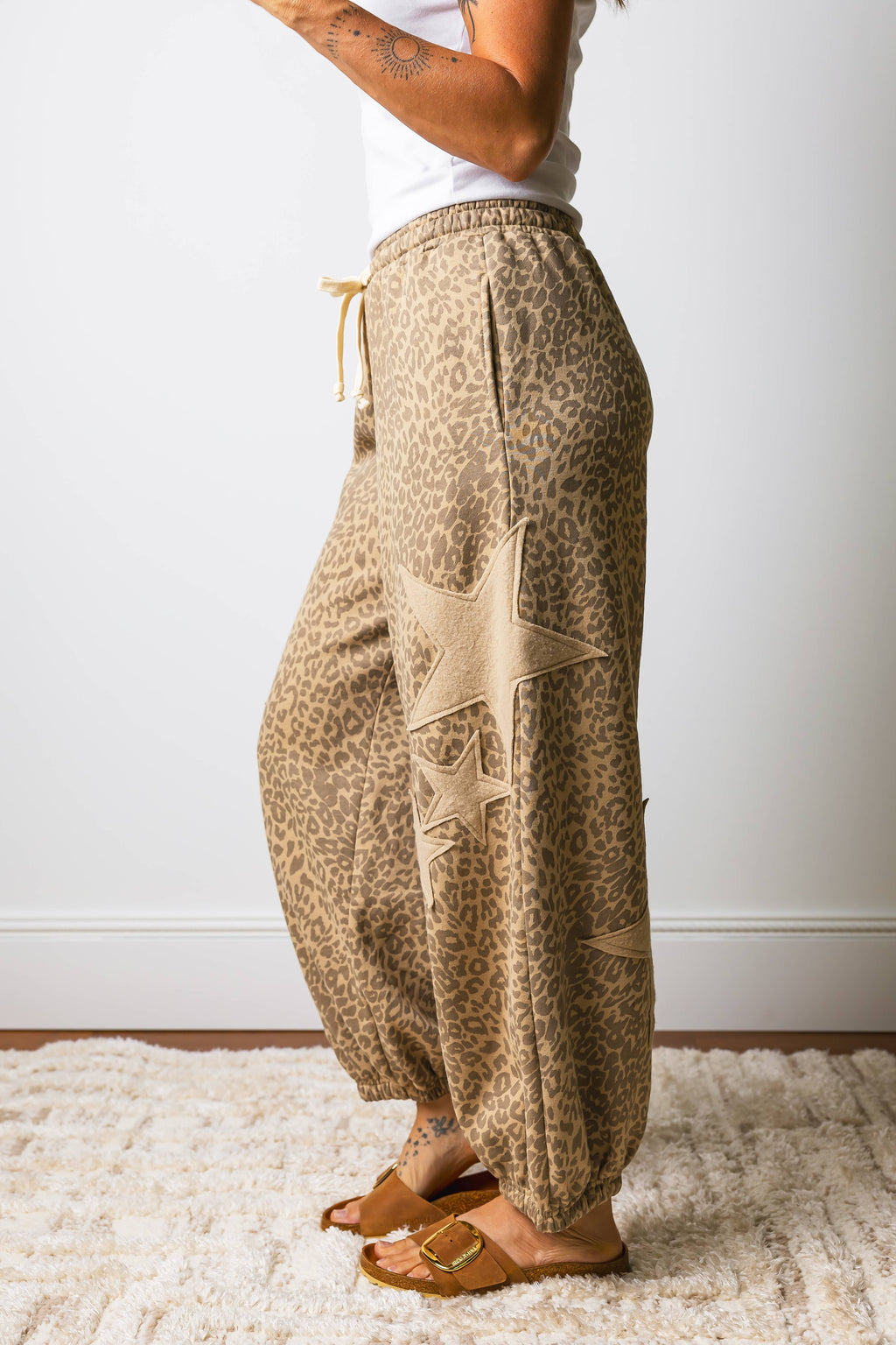 Western Leopard Star Patched Drawstring