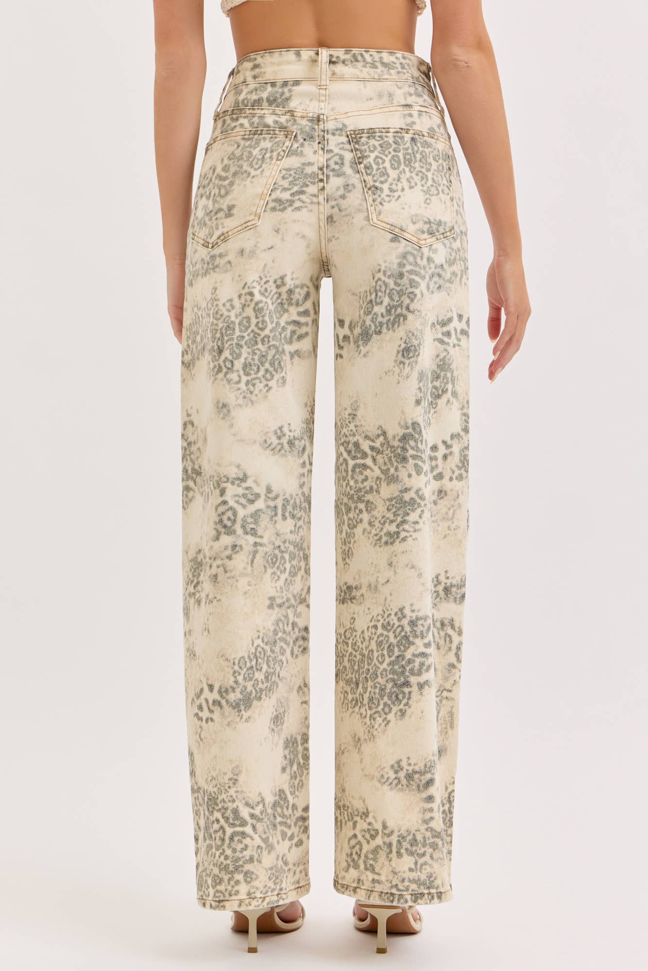 Leopard High Rise Wide Leg