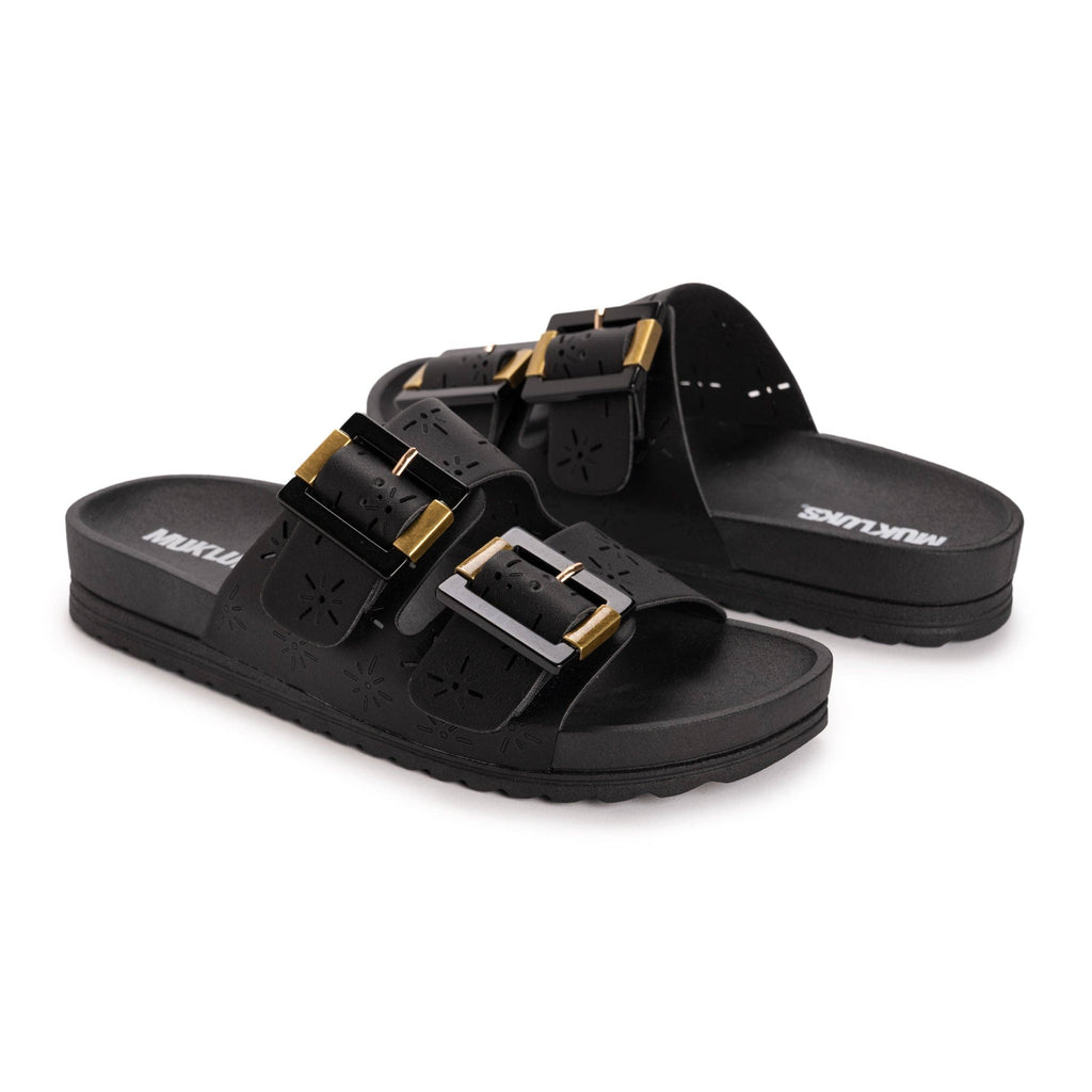 MUK LUKS Women's Grand Cayman Perforated Sandal