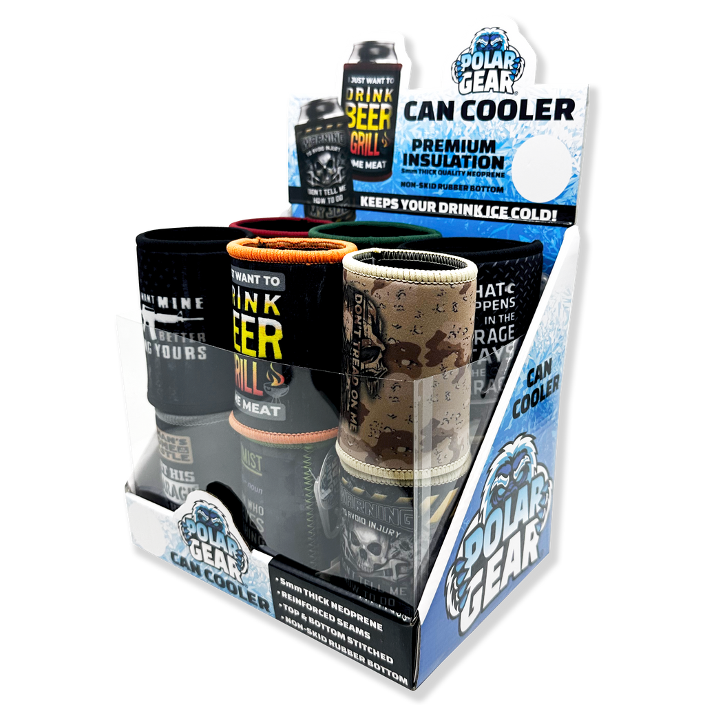 Polar Gear Premium Neoprene Can Cooler - 12/Display