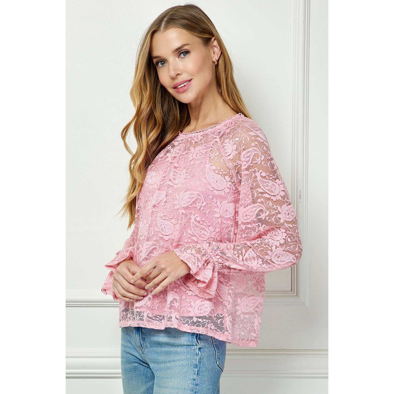VINTAGE GRACE LACE TOP WITH CAMI LINING