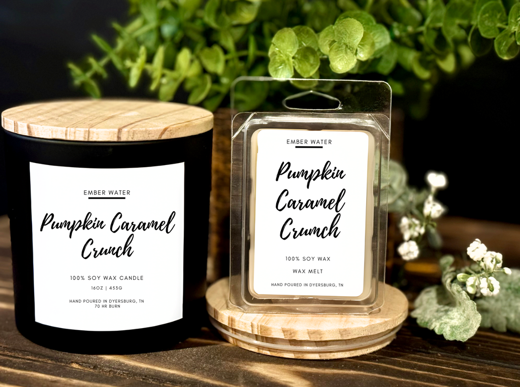 Pumpkin Caramel Crunch 16 oz 100% Soy Candle