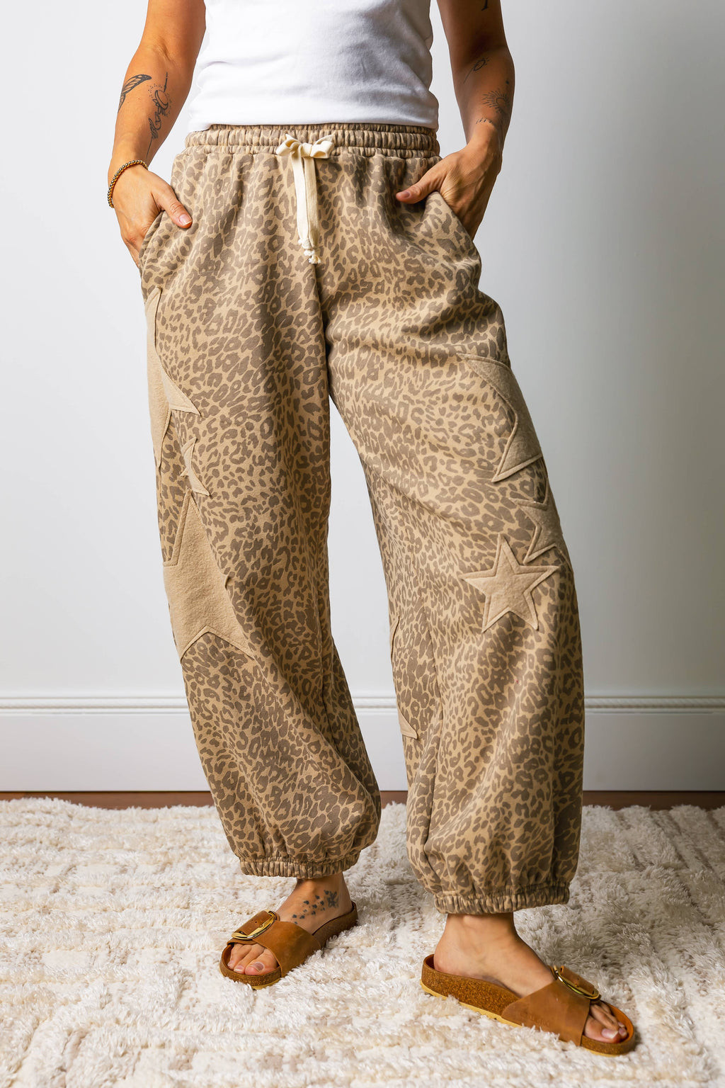 Western Leopard Star Patched Drawstring