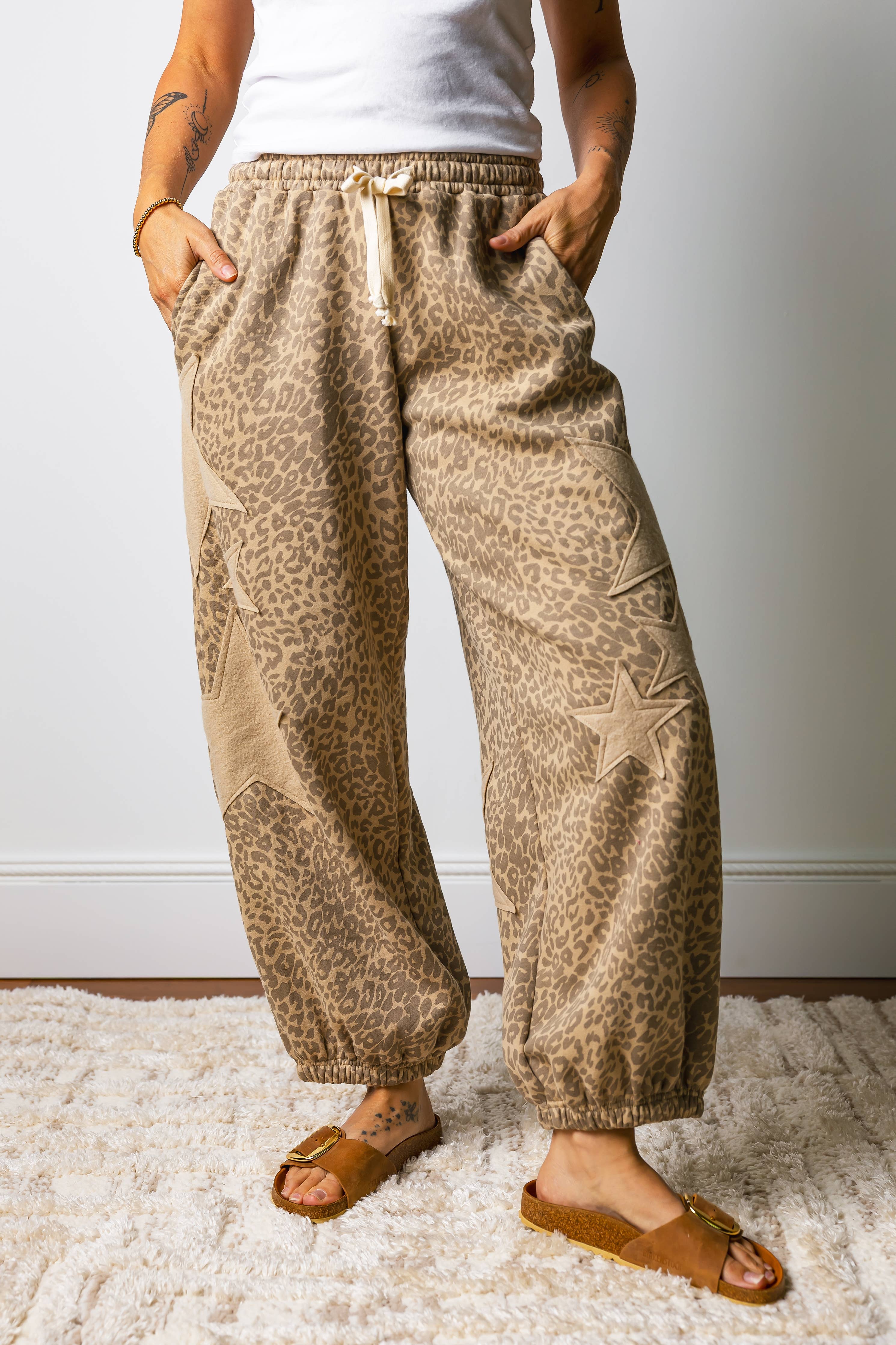 Western Leopard Star Patched Drawstring