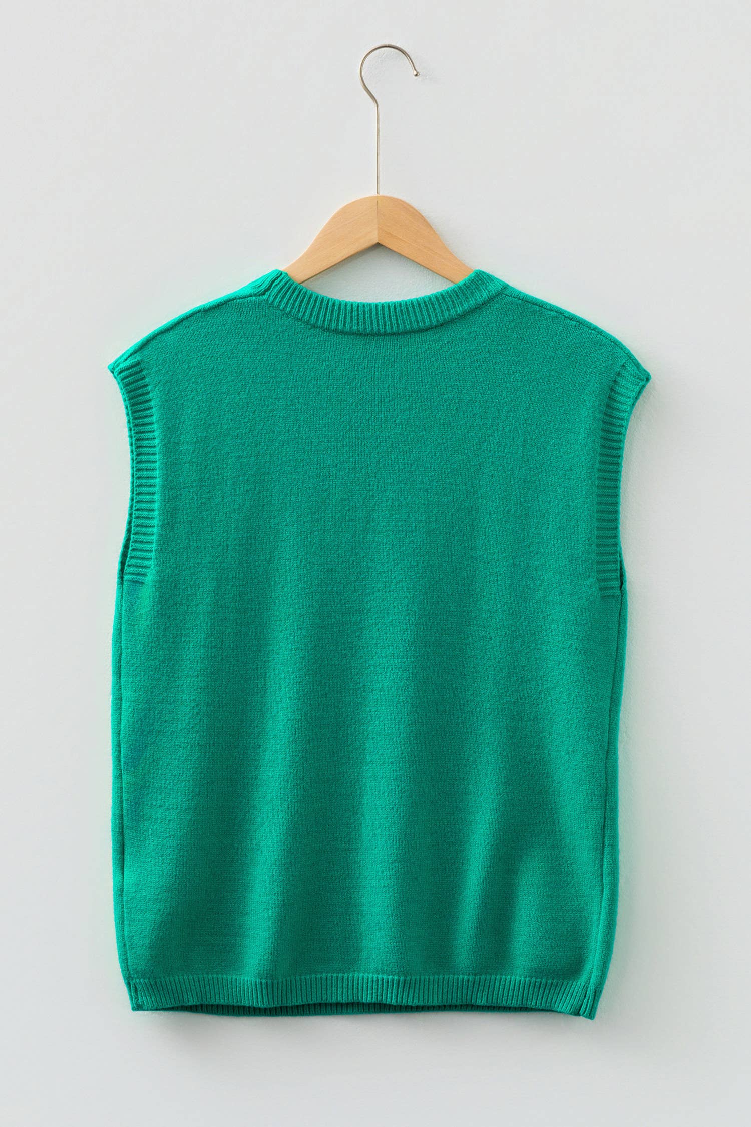 Horse Bit Embroidered Loose Short Sleeve Sweater