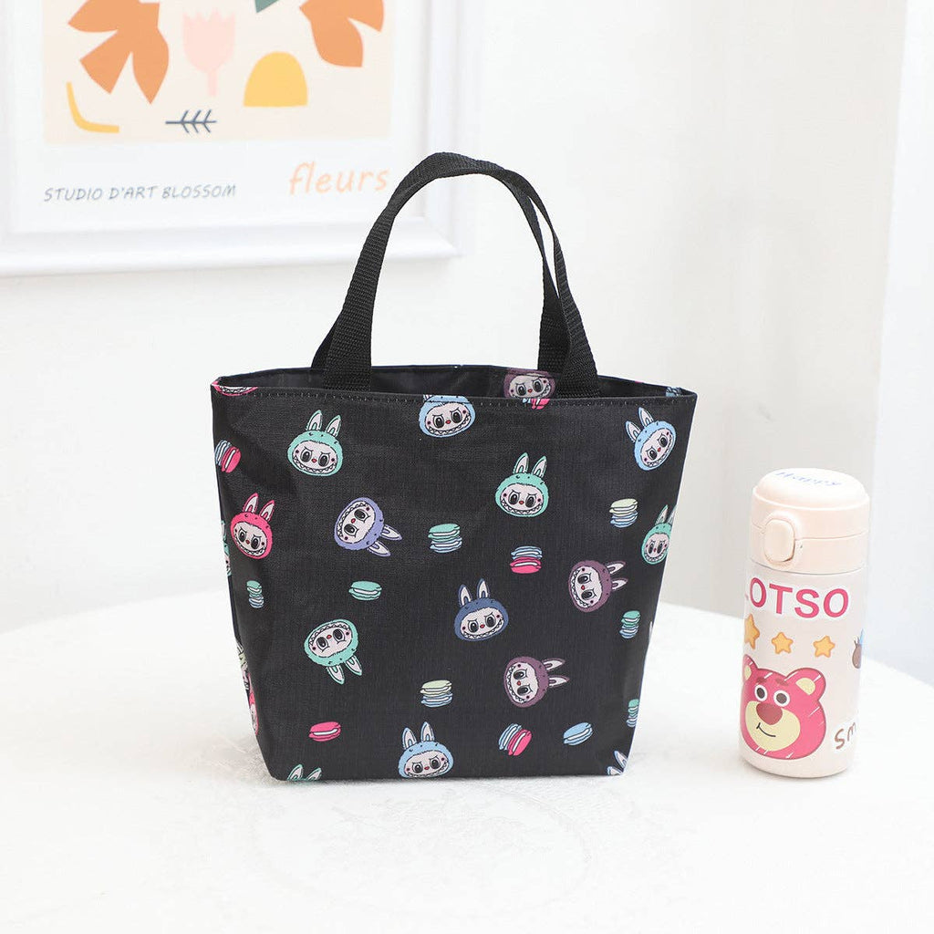 🍱 “Labubu Delight” Cute Monster Waterproof Lunch Box Storage Bag