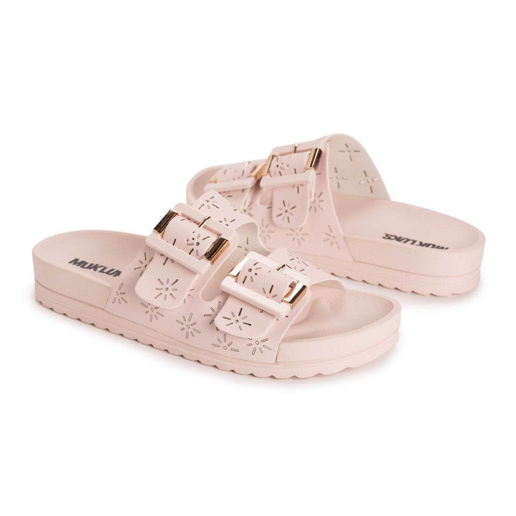 MUK LUKS Women's Grand Cayman Perforated Sandal