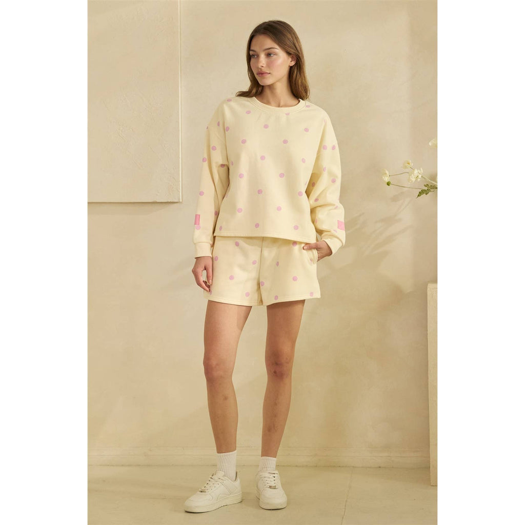 Printed Lounge Crewneck Sweatshirt