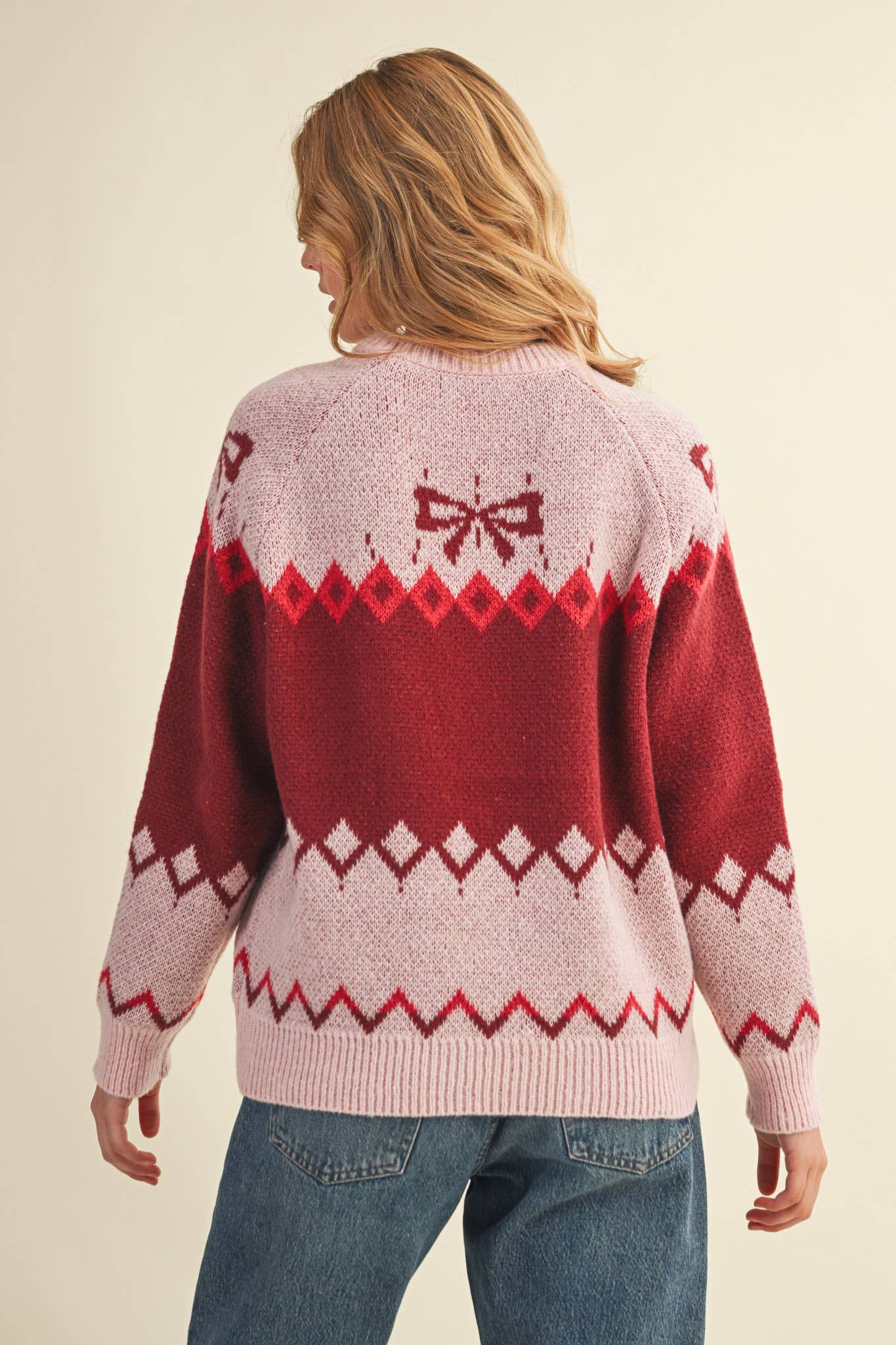 DOG MOTIF SWEATER PULLOVER