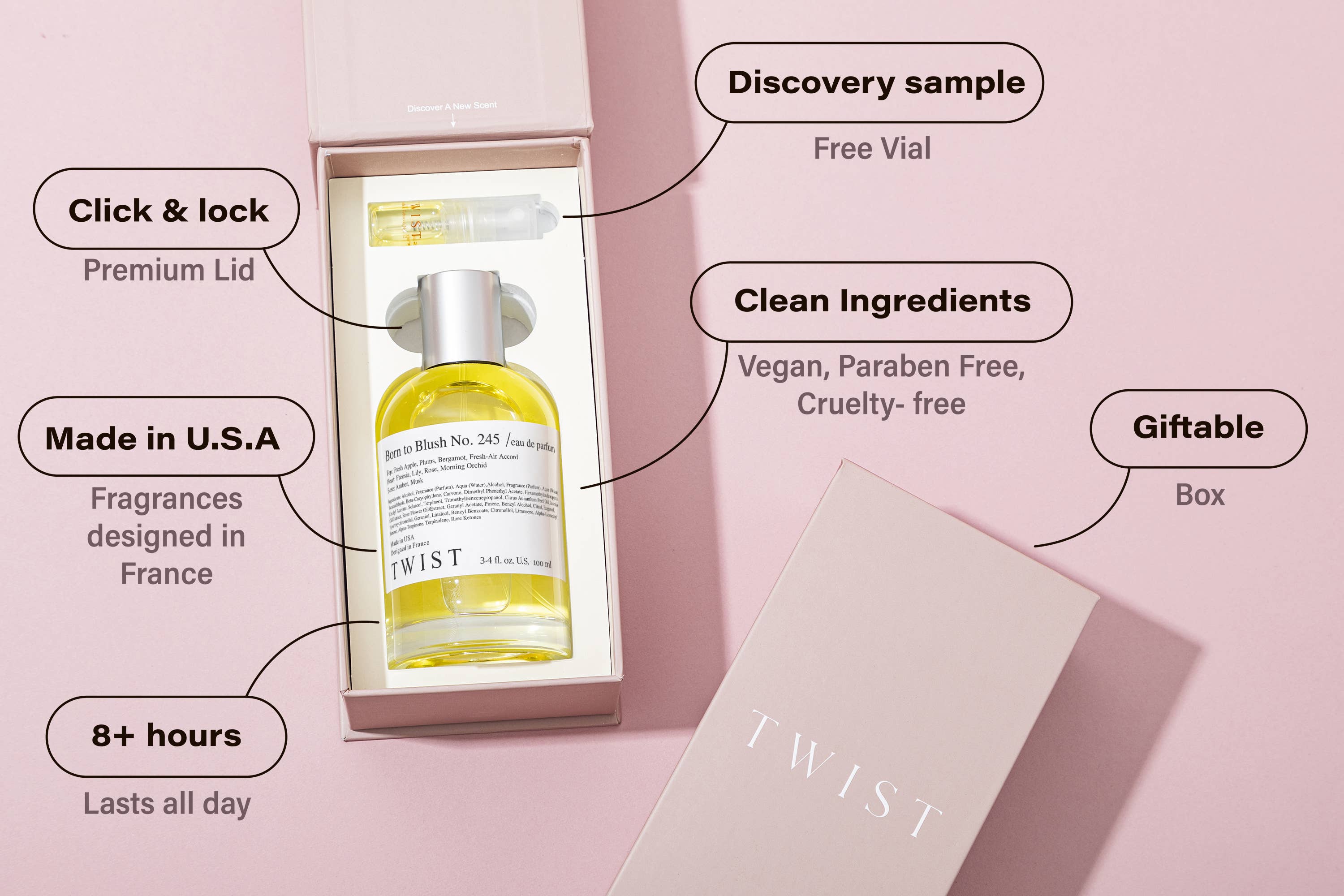 Born to Blush No. 245 Inspired by C. Happy Perfume