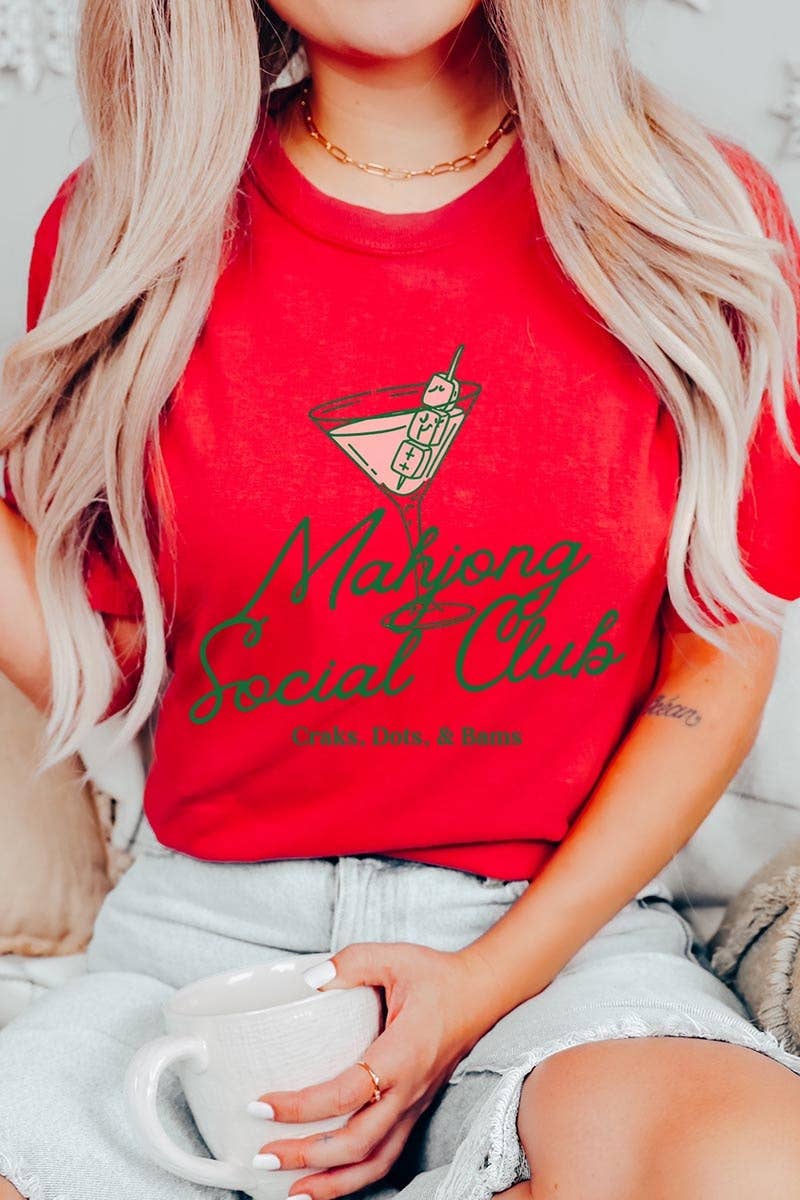 Mahjong Cocktail Graphic Tee
