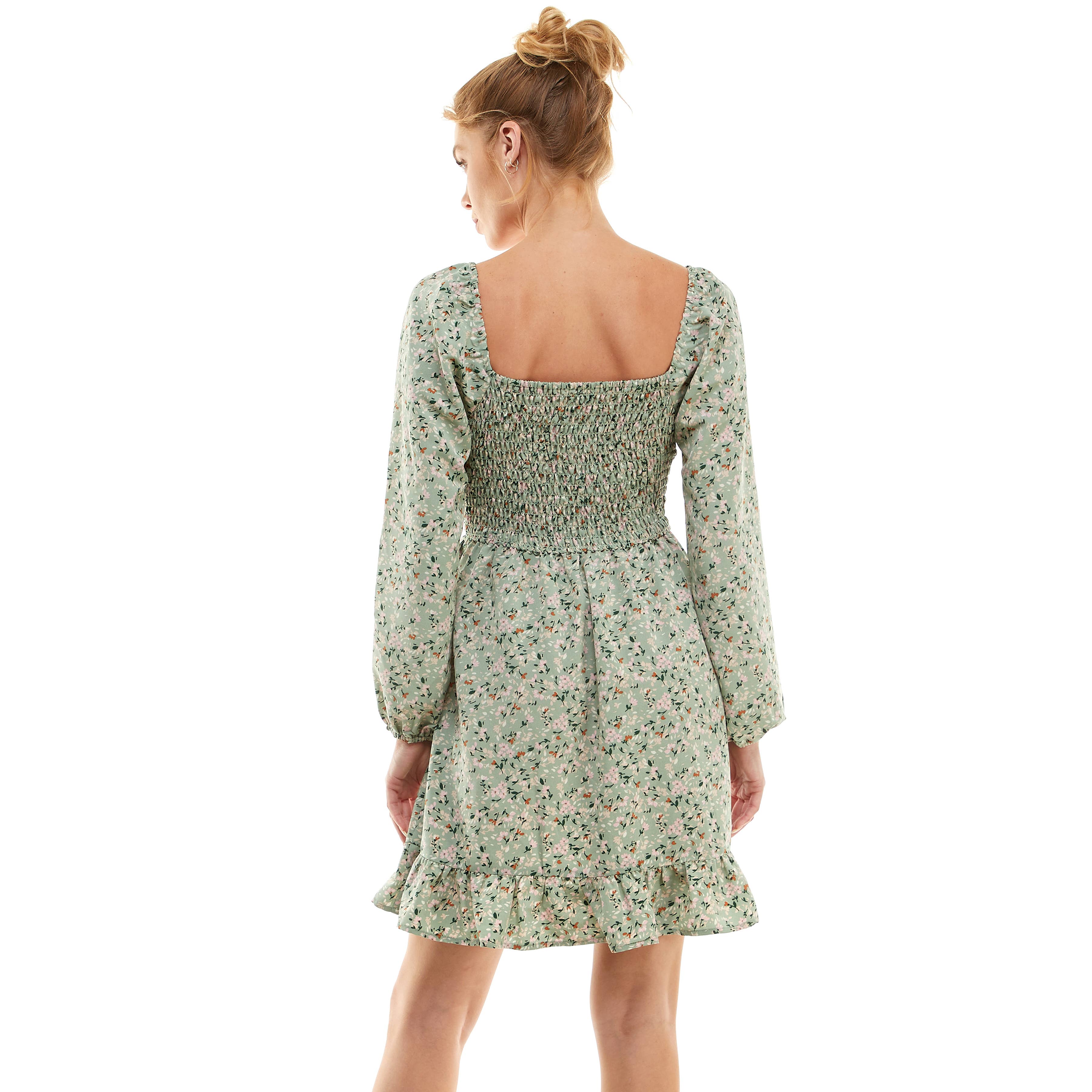 WILDFLOWER WHISPER CORSET WRAP DRESS