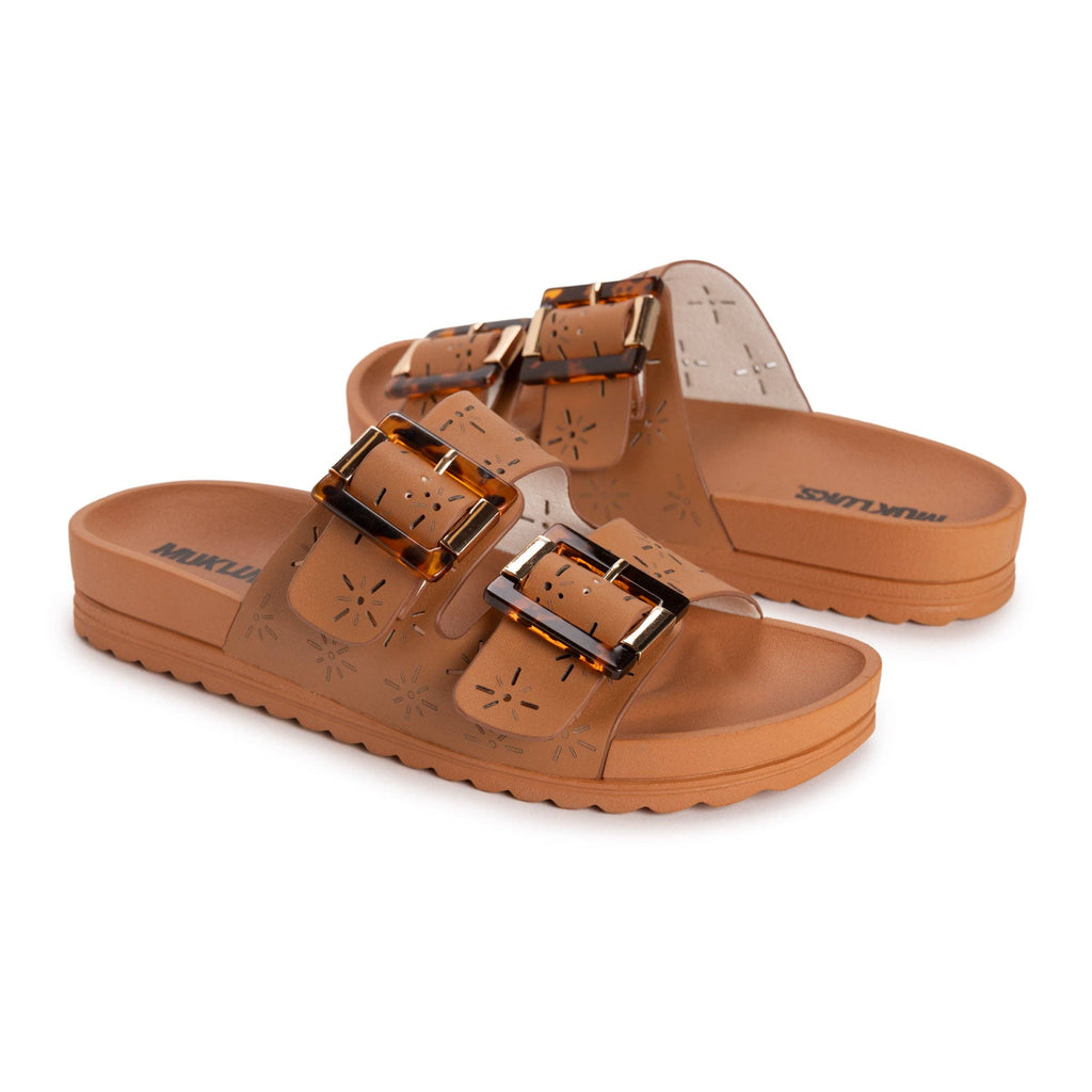 MUK LUKS Women's Grand Cayman Perforated Sandal