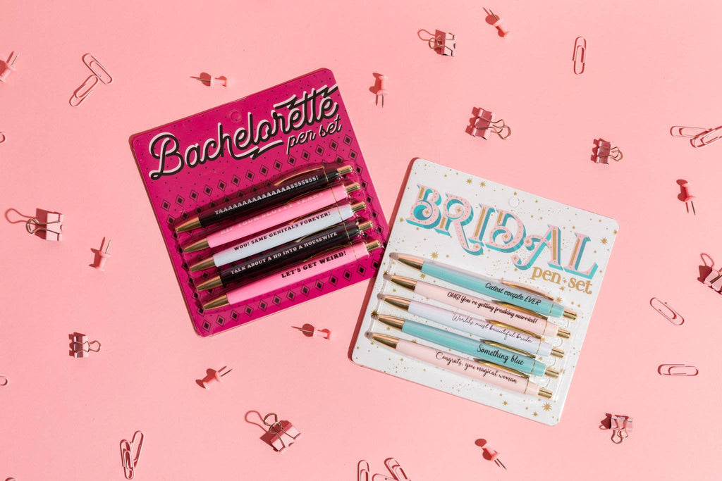 Bachelorette Pen Set (gifts, pens, friends)