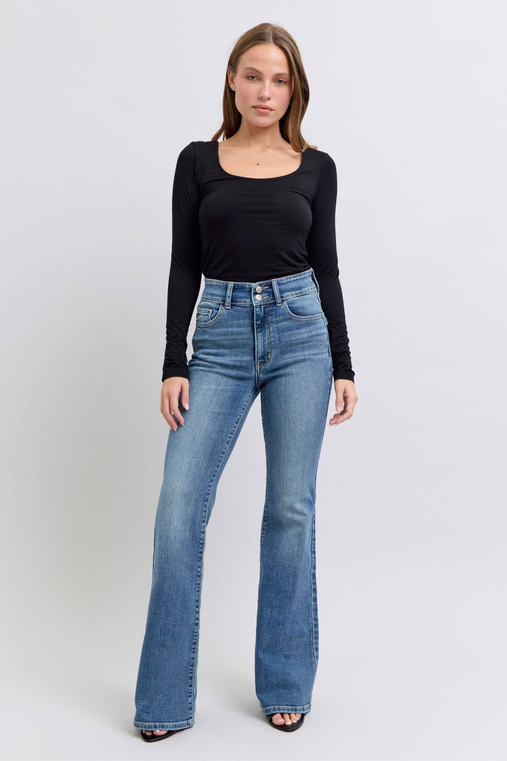 Judy Blue High Waist Vintage Flare Jeans