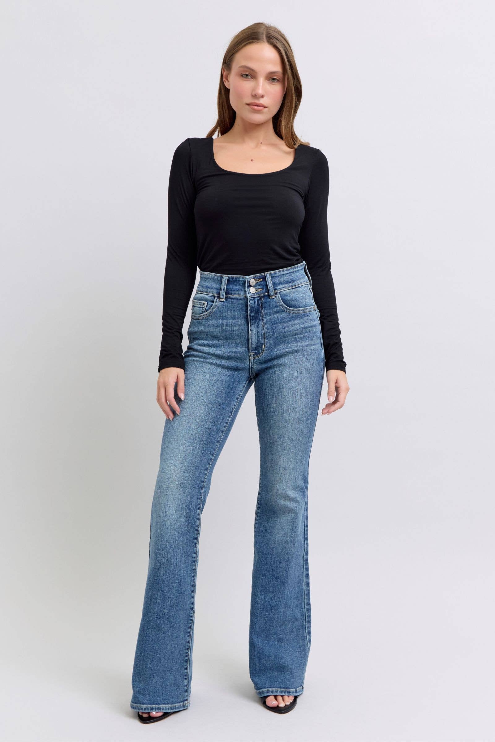Judy Blue High Waist Vintage Flare Jeans