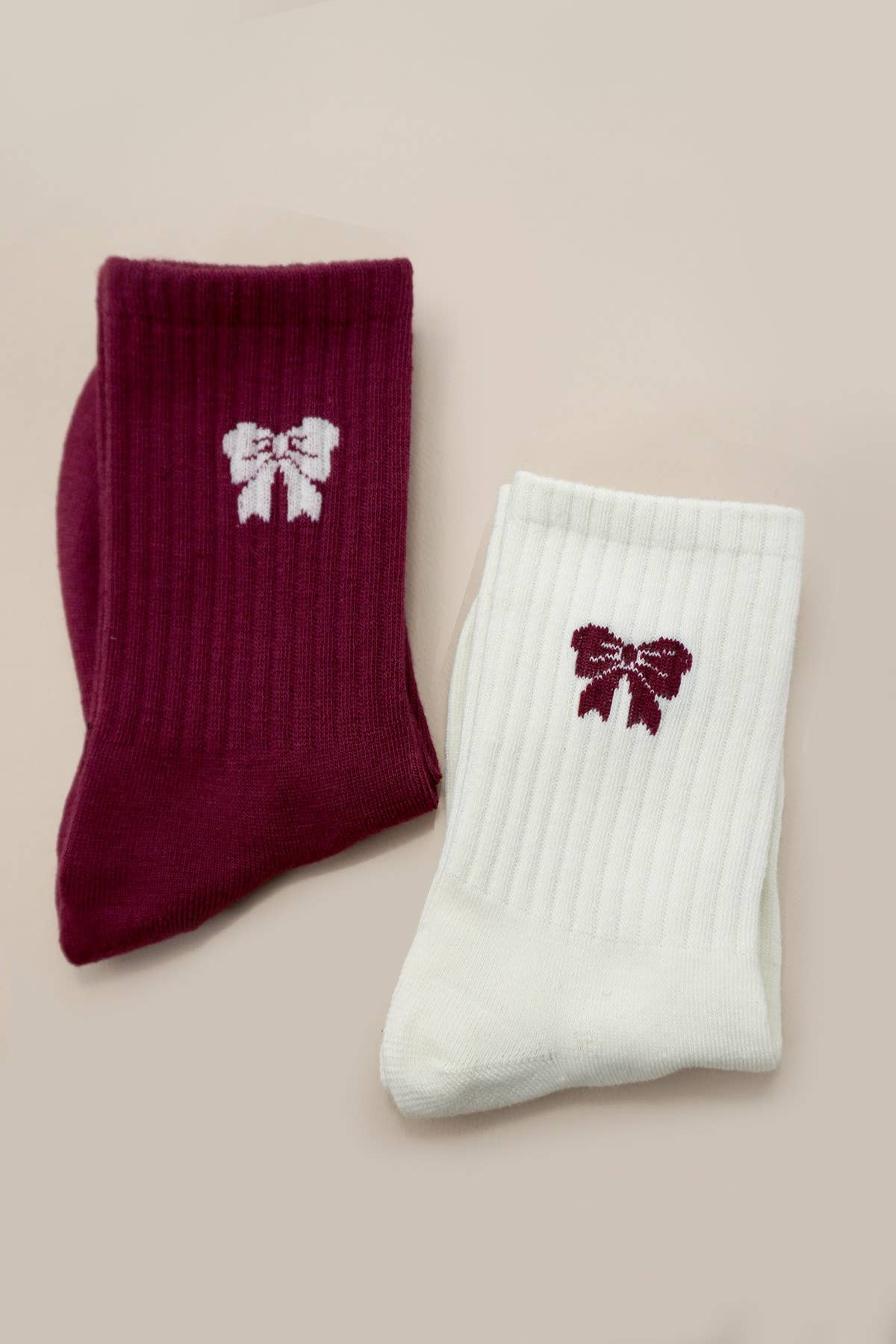 BOW HALF CREW THROWBACK SOCKS