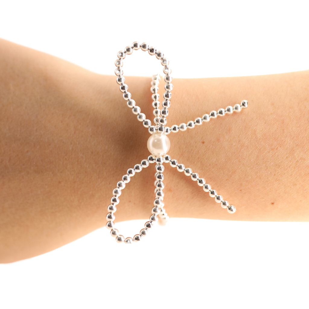 Silver Bow Bracelet