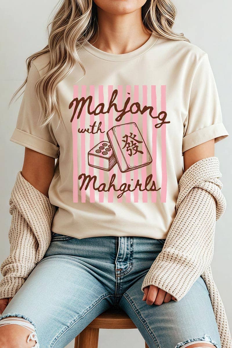 Mahjong Mahgirls Graphic Tee