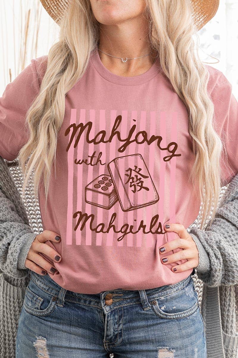 Mahjong Mahgirls Graphic Tee