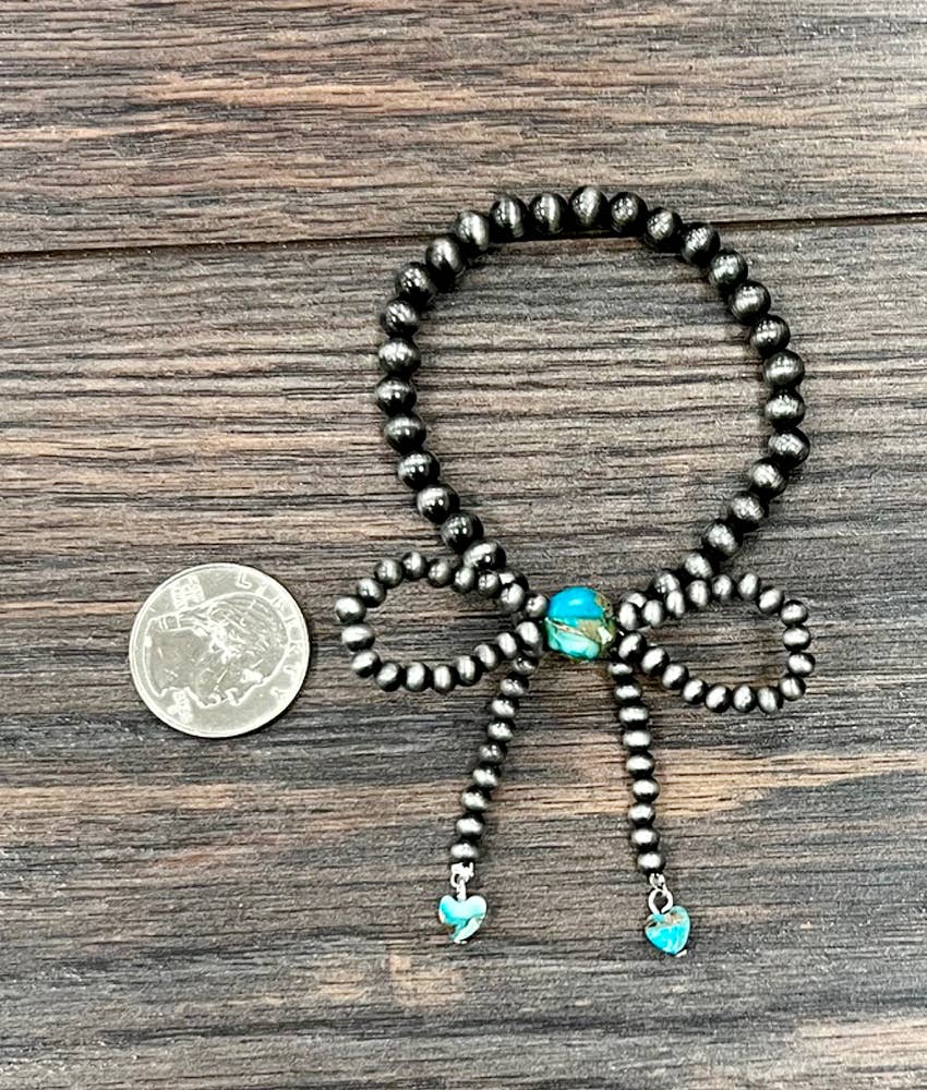 711584, Handmade Navajo Bow Stretch Bracelet