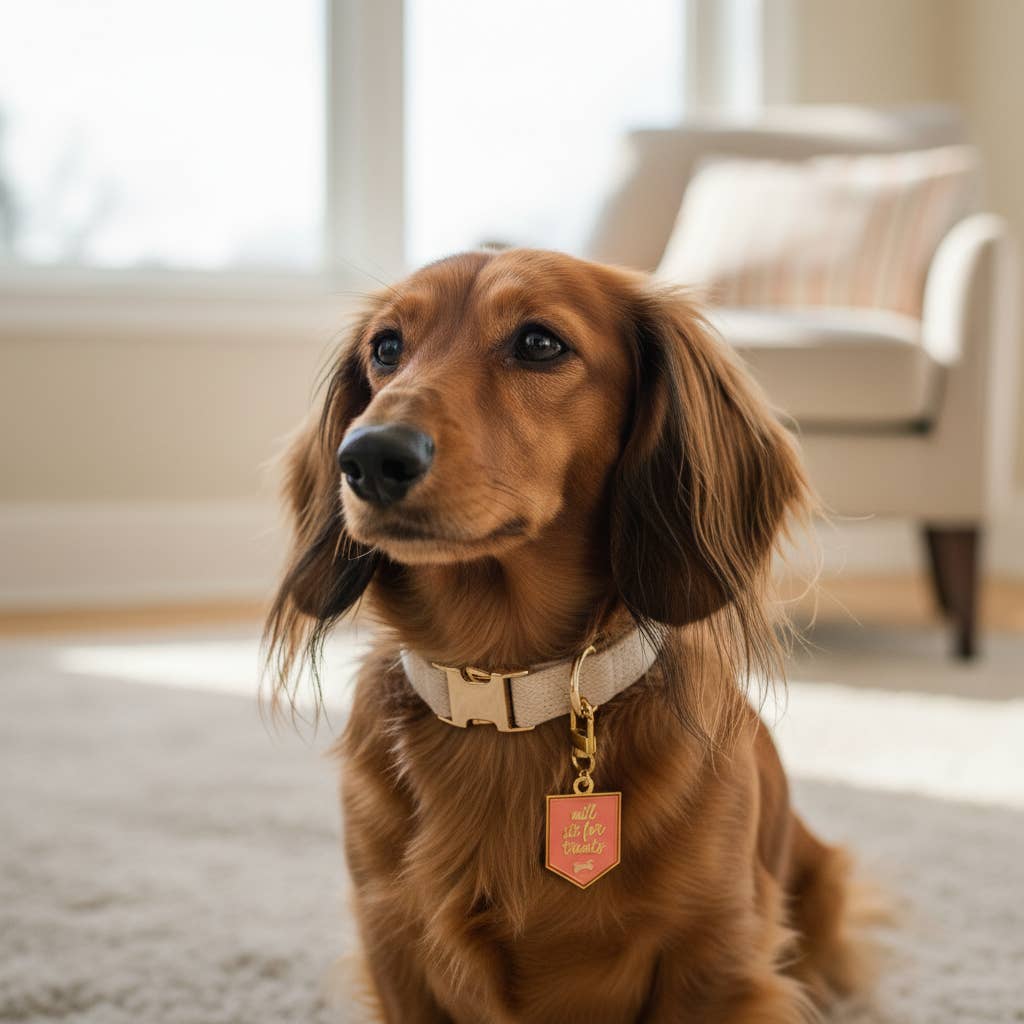 Pawfect Collar Charm–Will Sit for Treats