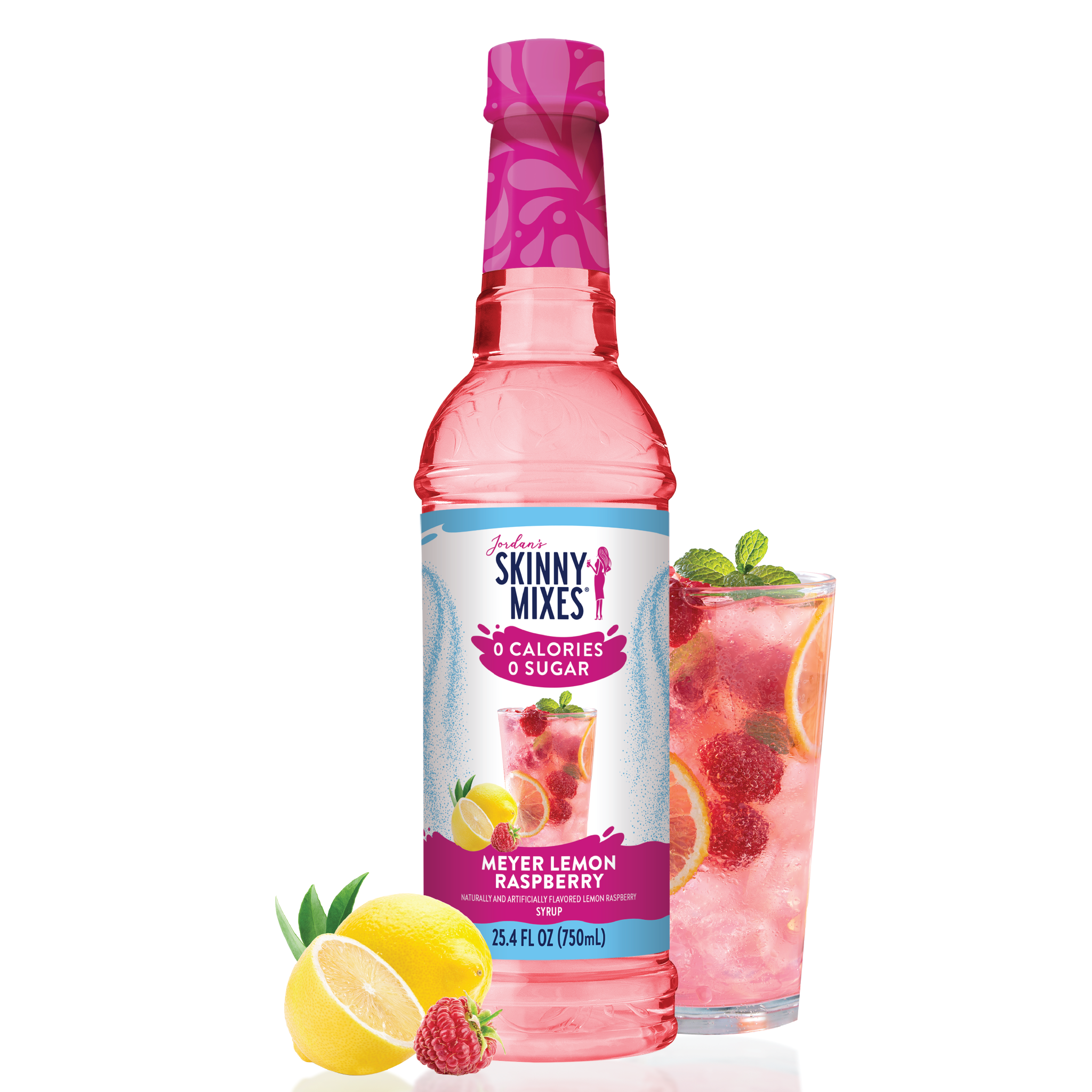 Sugar Free Meyer Lemon Raspberry Syrup