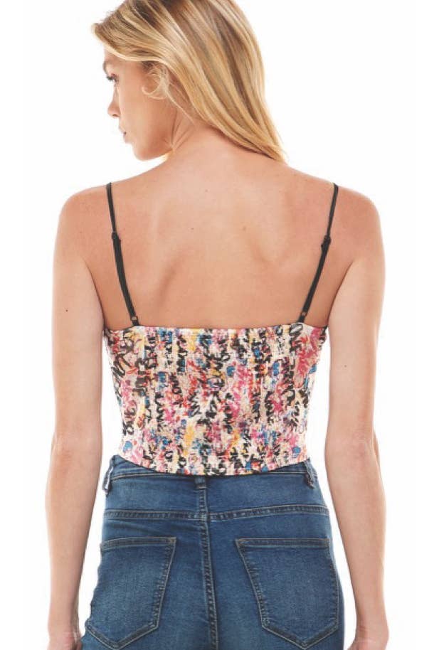 CORSET BUSTIER TANK TOP