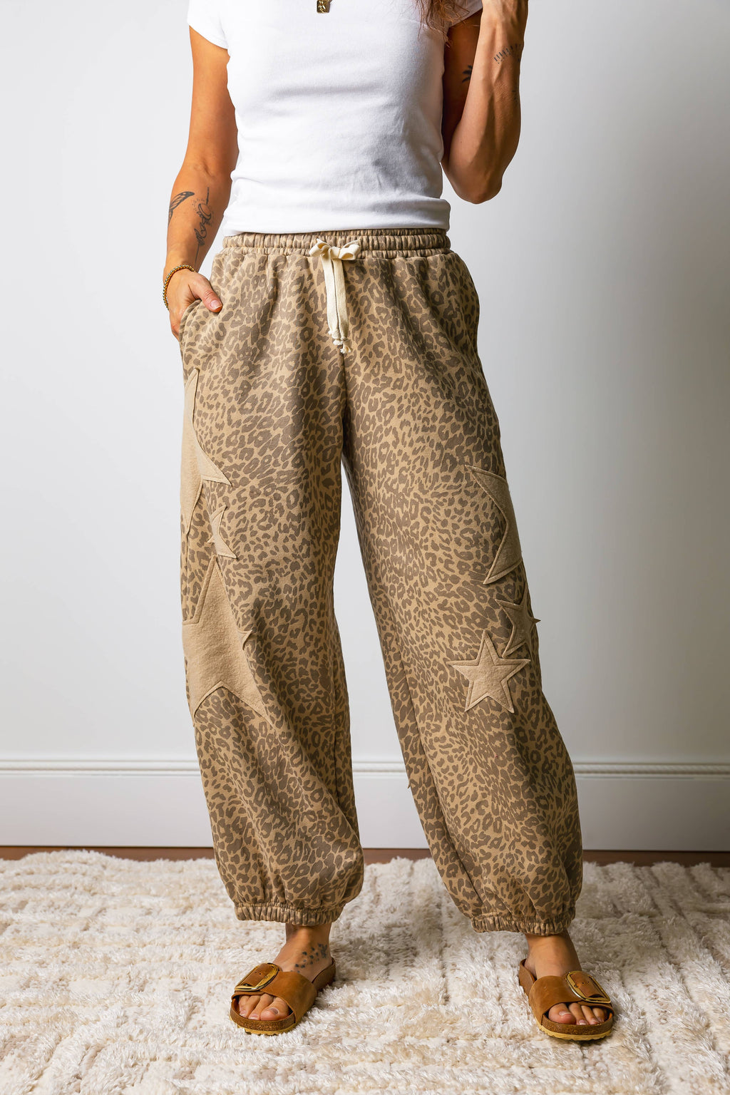Western Leopard Star Patched Drawstring