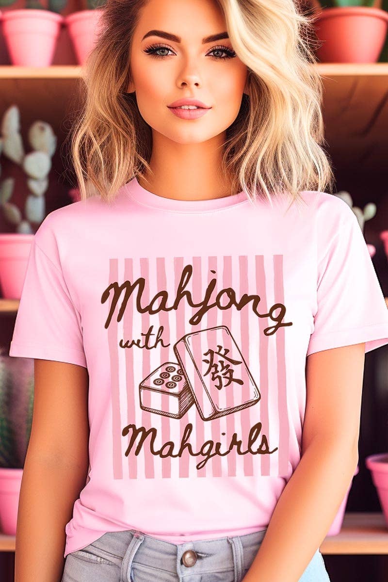 Mahjong Mahgirls Graphic Tee