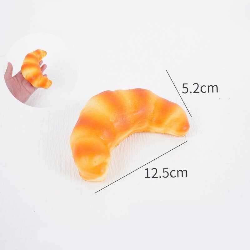 Pressure Bun Croissant Donut Squishy Toy | 40BTS417