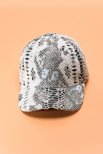 ANIMAL PRINT BASE BALL CAPS