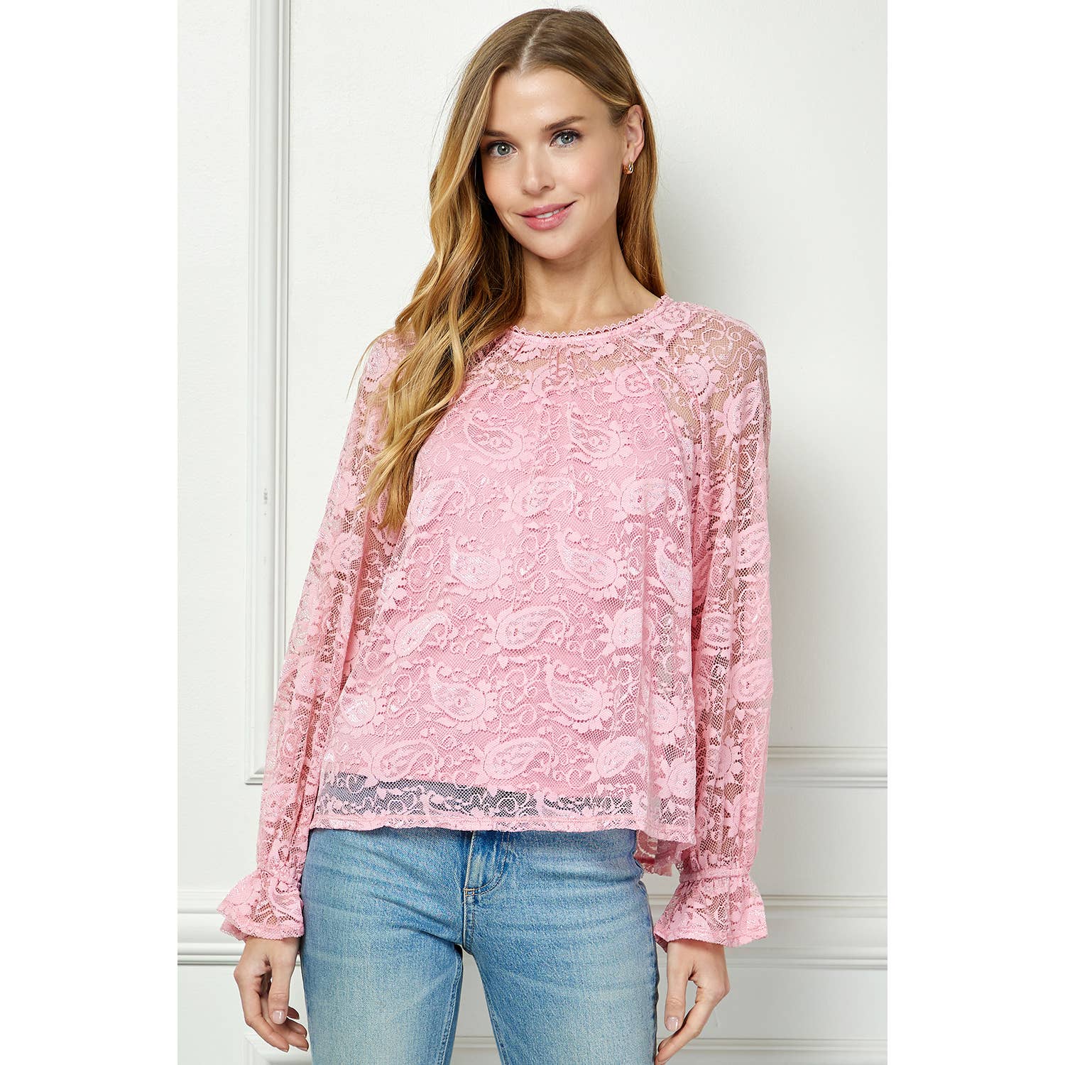 VINTAGE GRACE LACE TOP WITH CAMI LINING
