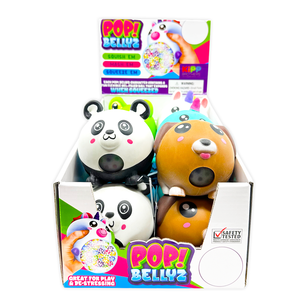 So Much Fun! Pop Bellyz Plush Squeeze Toy - 12/Display