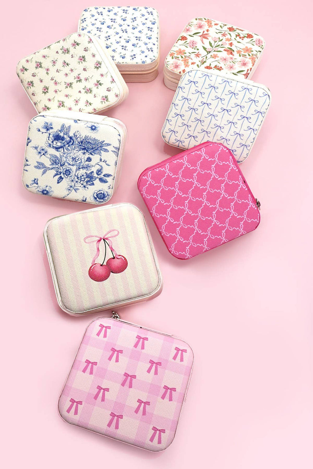 DESIGNED JEWELRY ORGANIZER TRAVEL BOX CASE