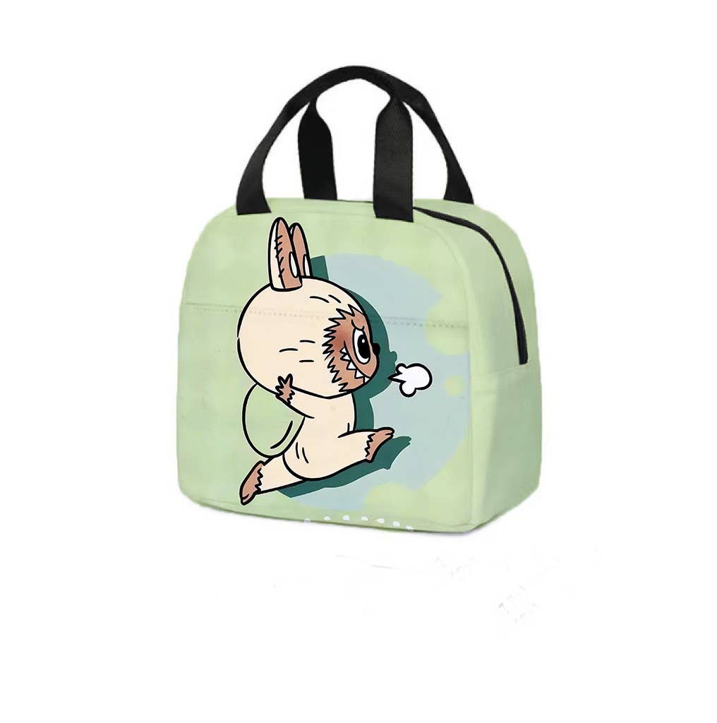 Cute monster lunch bag Aluminum Foil Insulation Bag