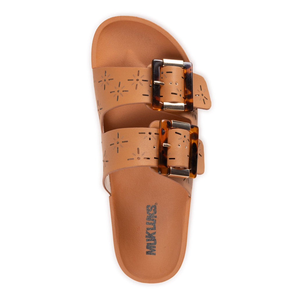 MUK LUKS Women's Grand Cayman Perforated Sandal