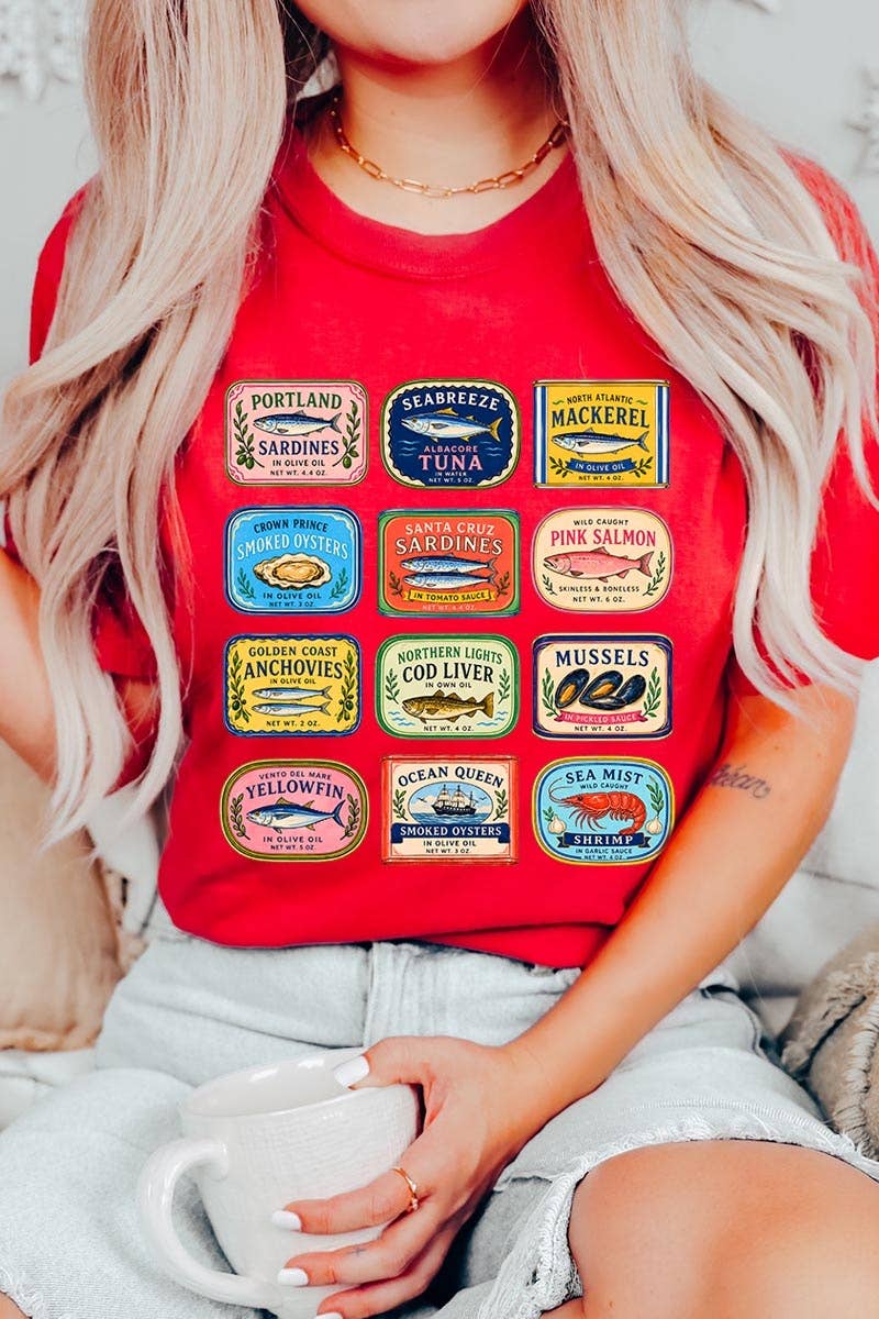 Sardines Market Graphic Tee