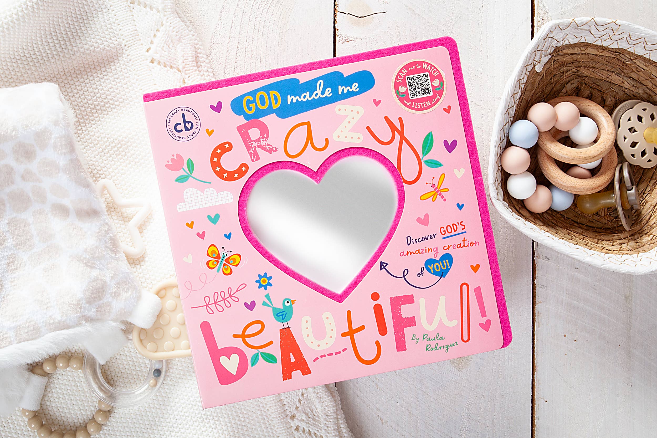God Made Me Crazy Beautiful (Board Book for Girls, Ages 3+)