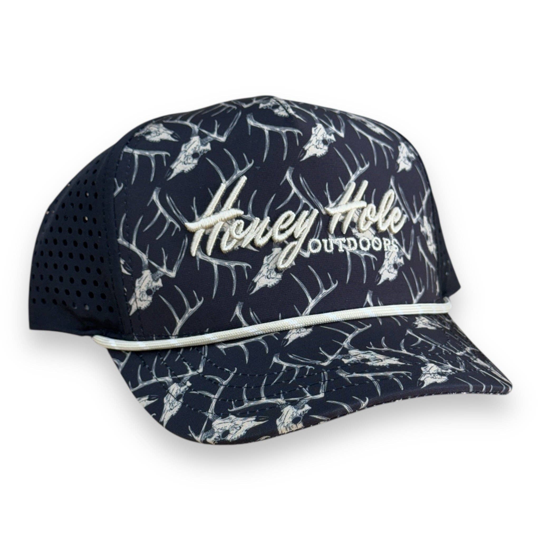 Youth Performance Rope Hat - Deer Skulls