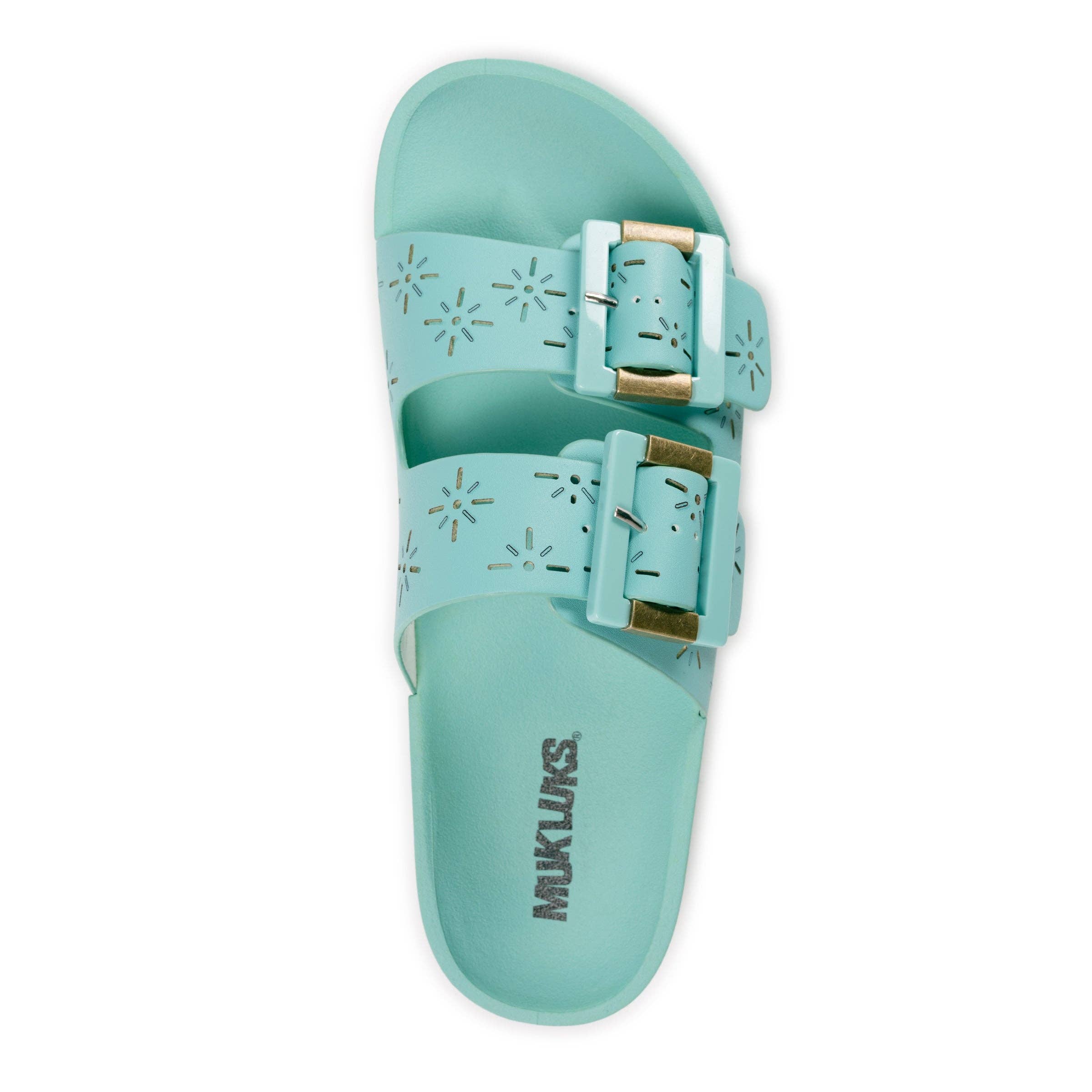 MUK LUKS Women's Grand Cayman Perforated Sandal
