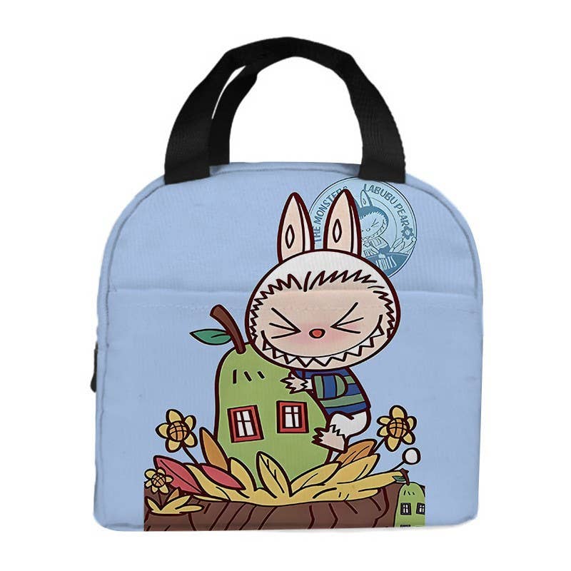 Cute monster lunch bag Aluminum Foil Insulation Bag