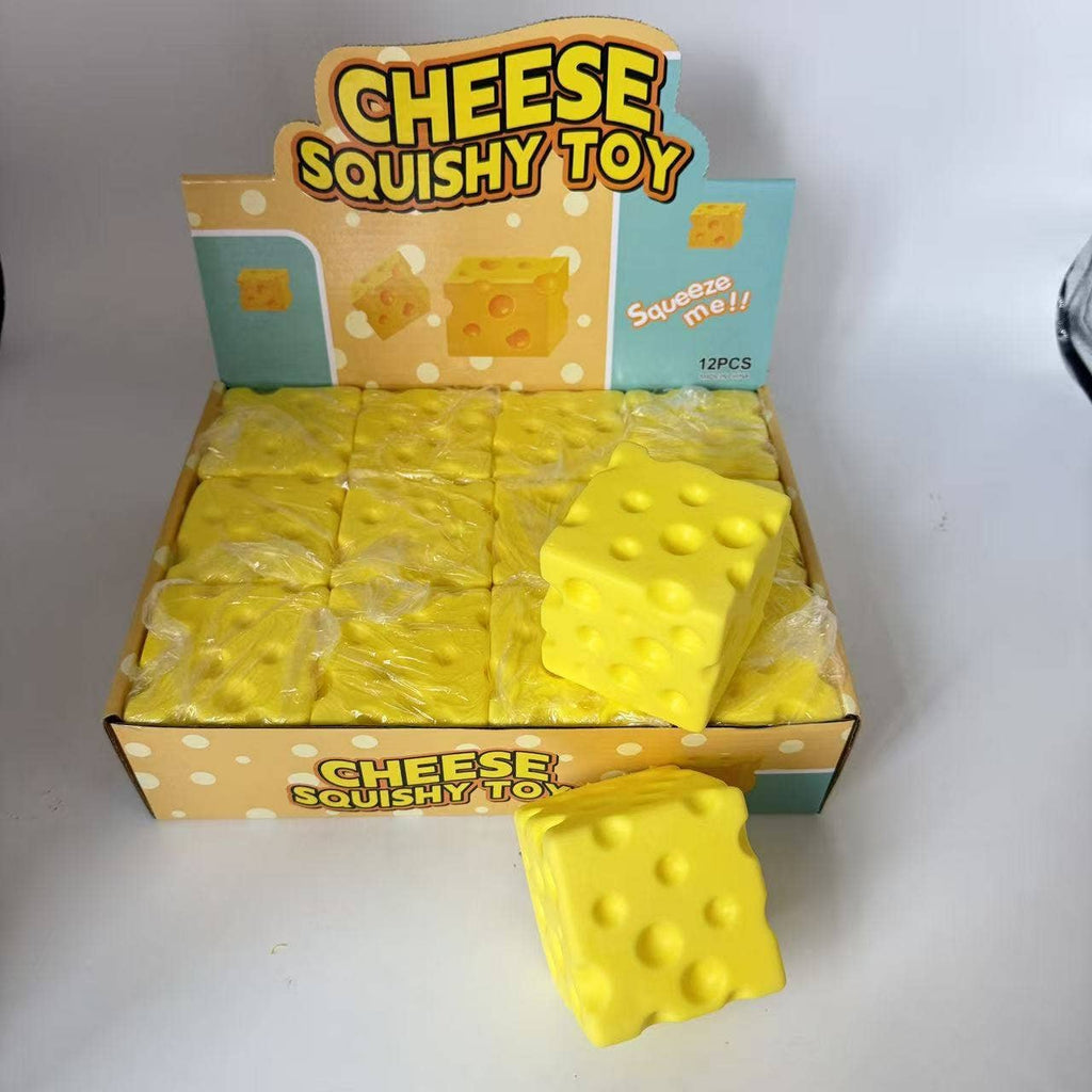 Cheese Cube Squishy Slow Rising Stress Relief Toy