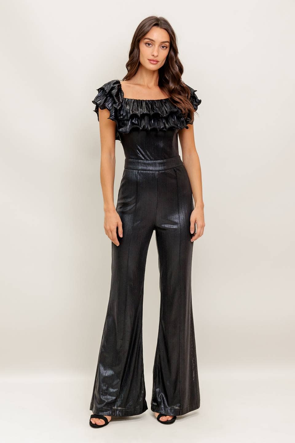 A coated woven jumpsuit - IP8685