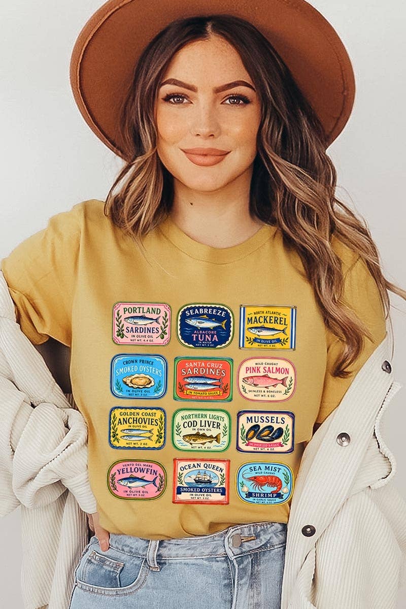 Sardines Market Graphic Tee
