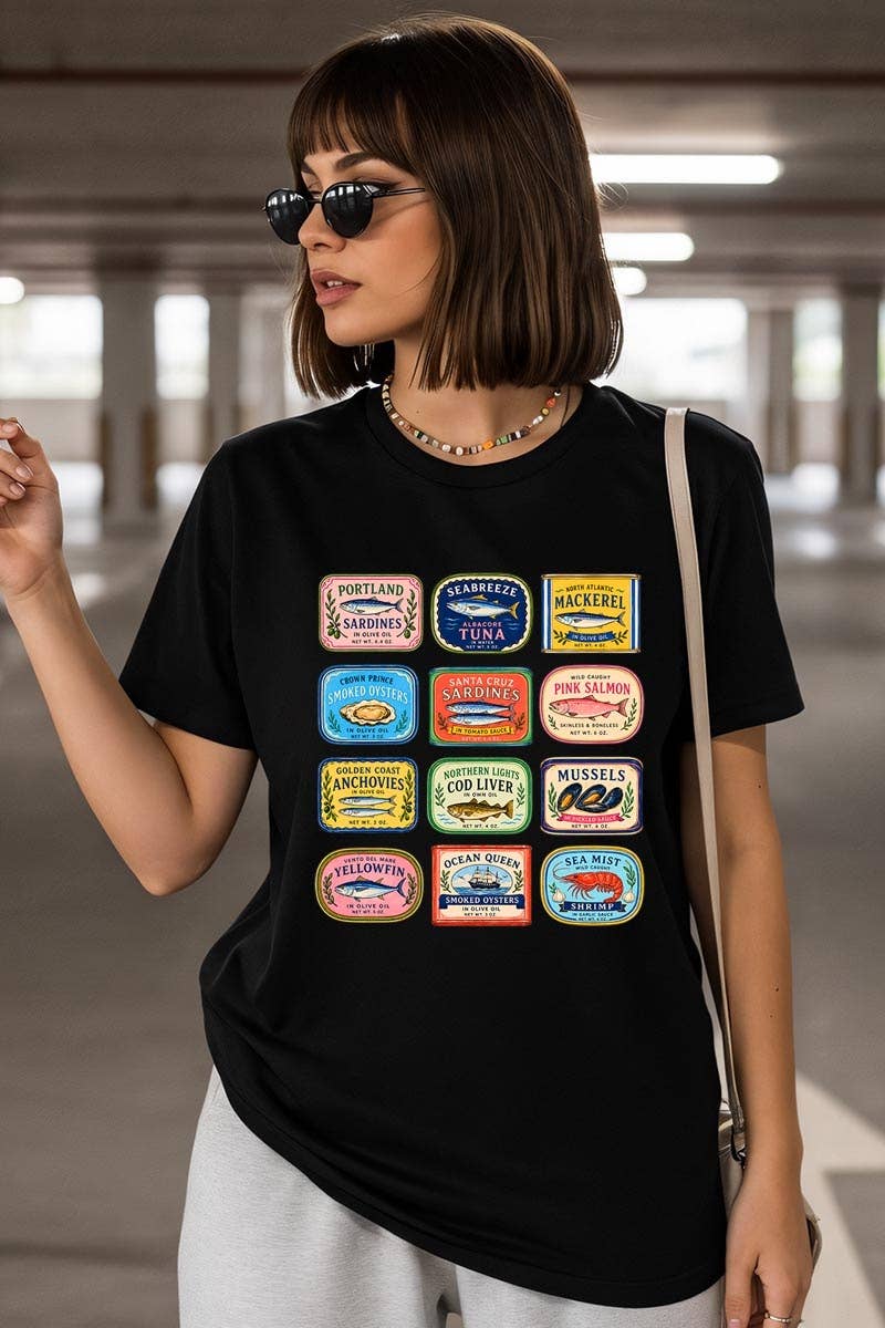 Sardines Market Graphic Tee