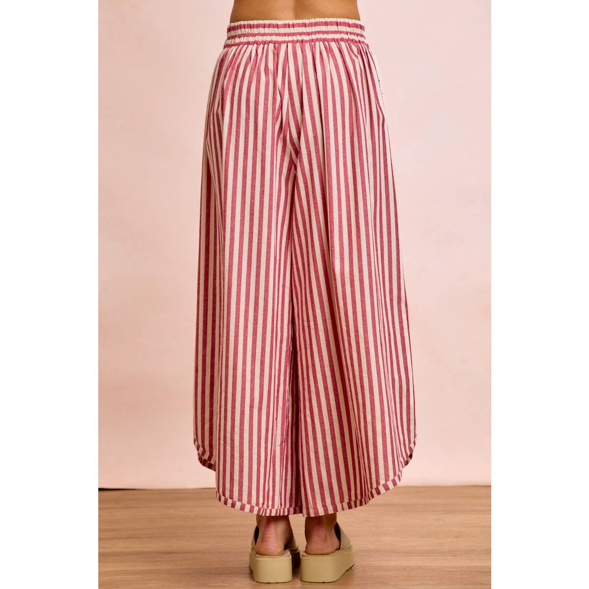 STRIPED WIDE LEG