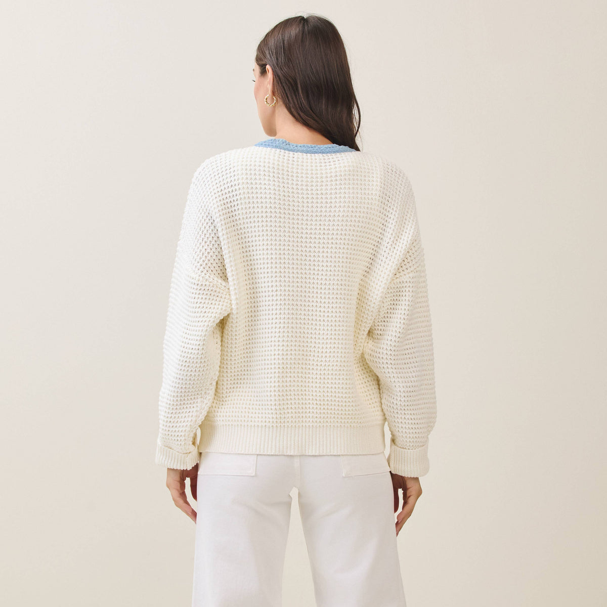 Contrast cardigan