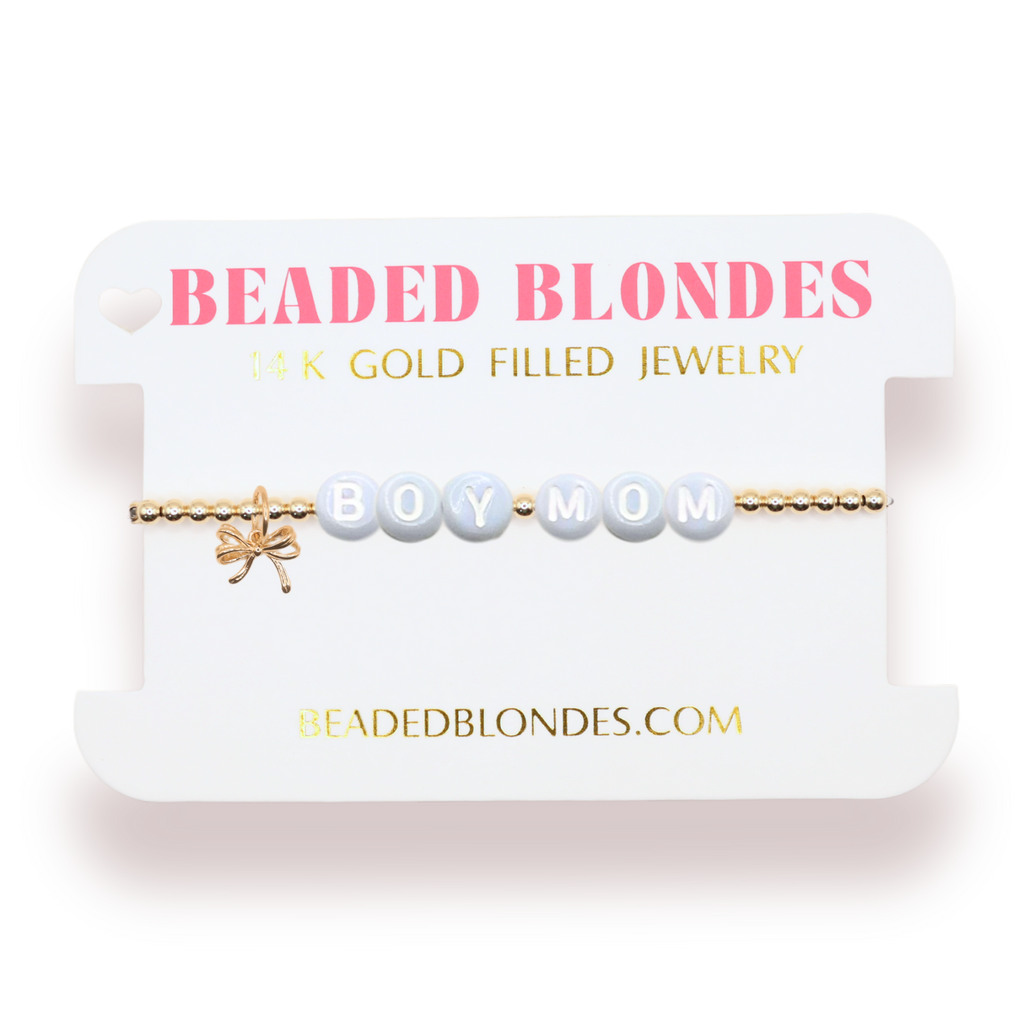 Boy Mom Charm Bracelet
