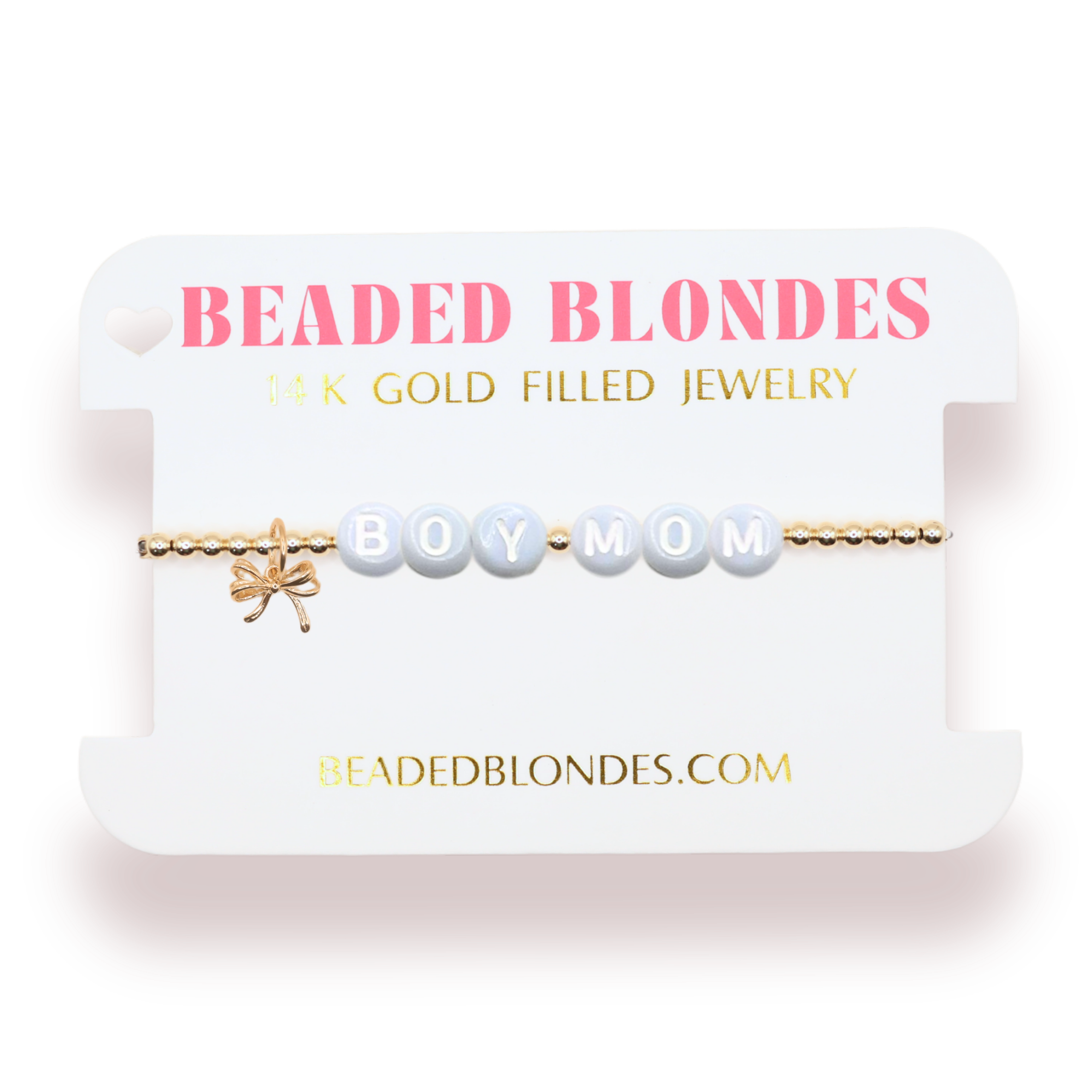 Boy Mom Charm Bracelet